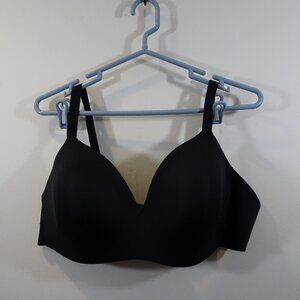 Knix Black Wireless Padded Seamless Bra Size 46C